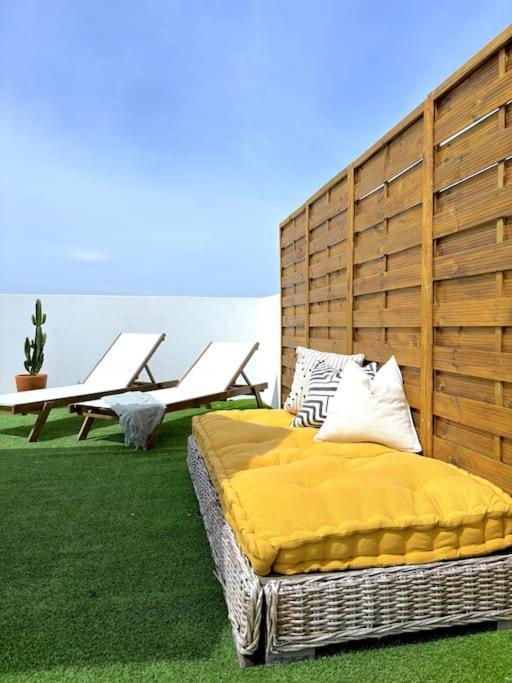 Apartamento Nazaré Ocean Flat - Private Rooftop Terrace BBQ Exterior foto