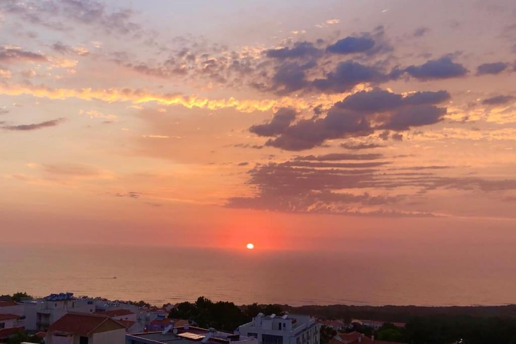 Apartamento Nazaré Ocean Flat - Private Rooftop Terrace BBQ Exterior foto