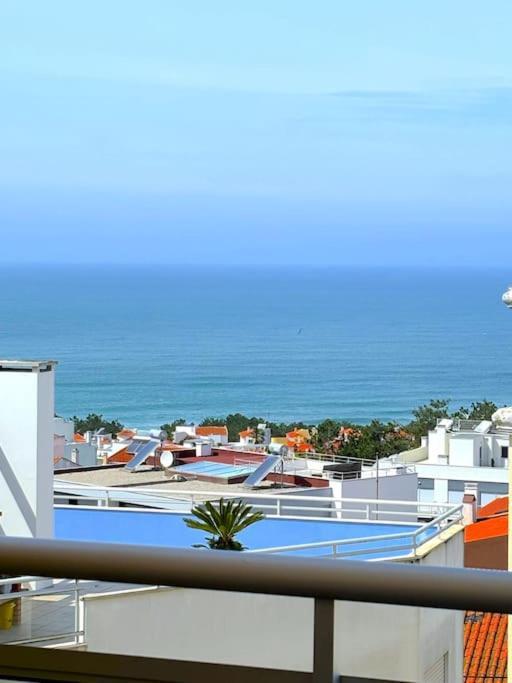 Apartamento Nazaré Ocean Flat - Private Rooftop Terrace BBQ Exterior foto