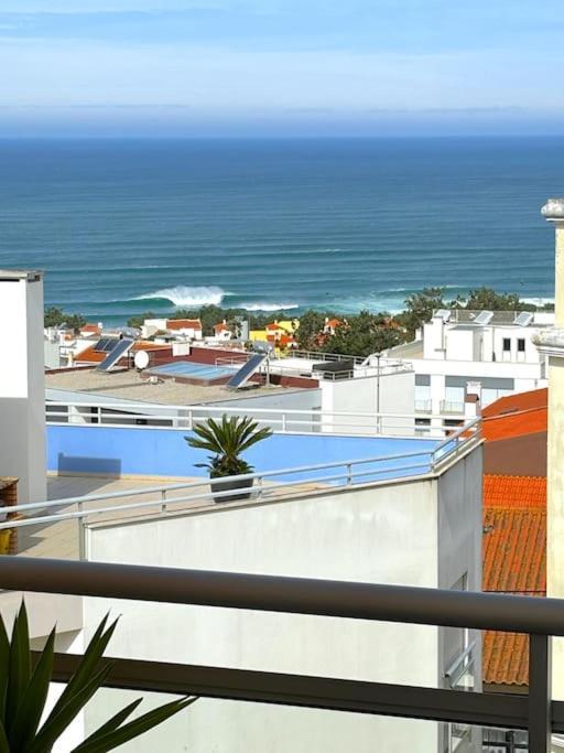 Apartamento Nazaré Ocean Flat - Private Rooftop Terrace BBQ Exterior foto